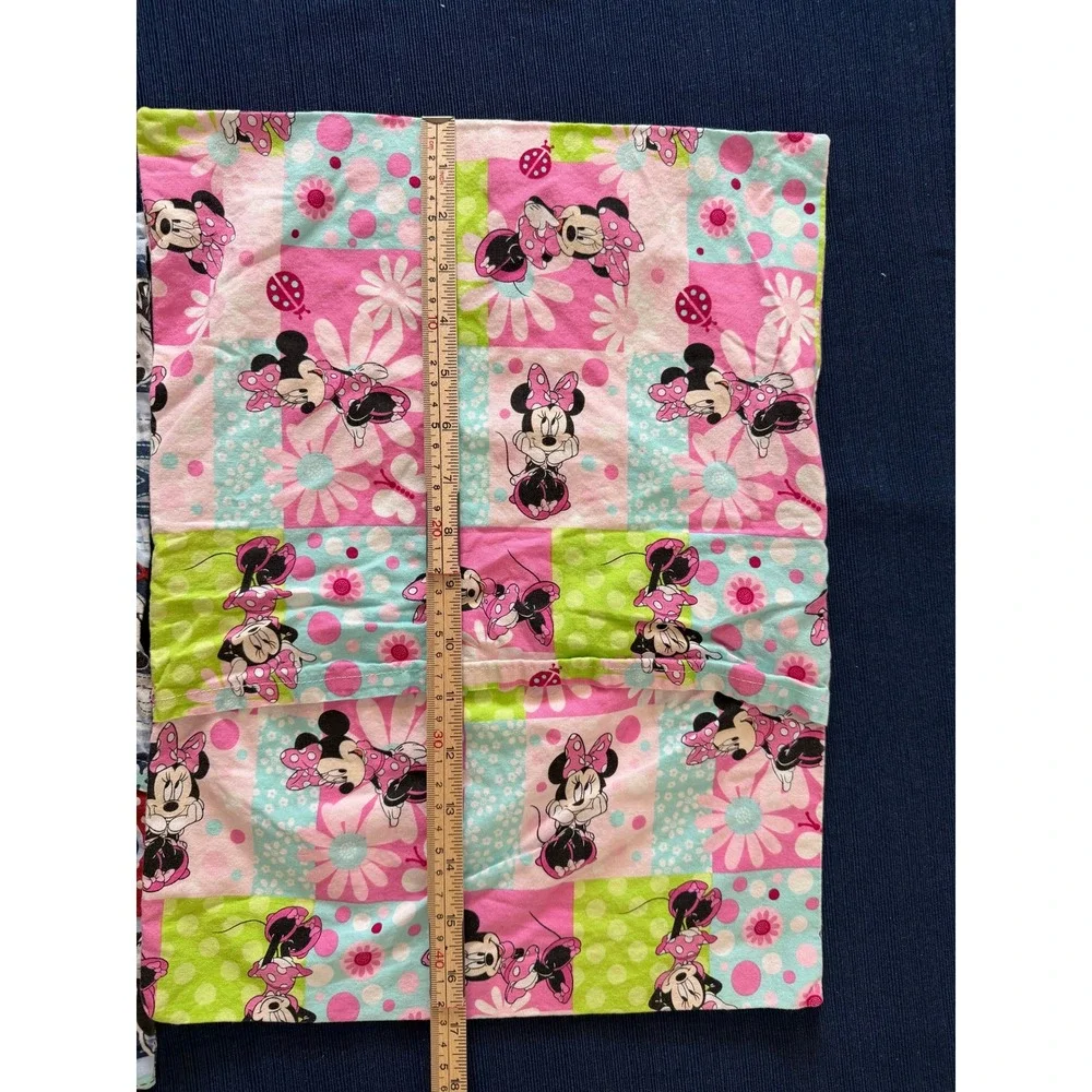 Nostalgia Disney Mickey Minnie Mouse Pillowcase Set Multicolor Retro Disneycore